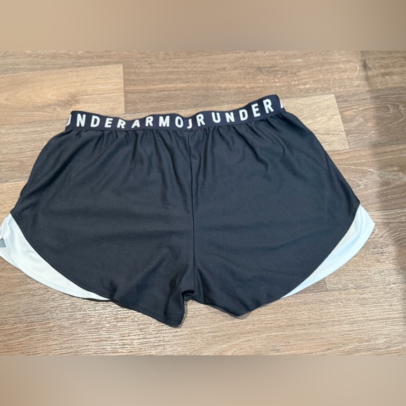 Under Armour Black Active Skort with White Logo - Picture 2 of 4